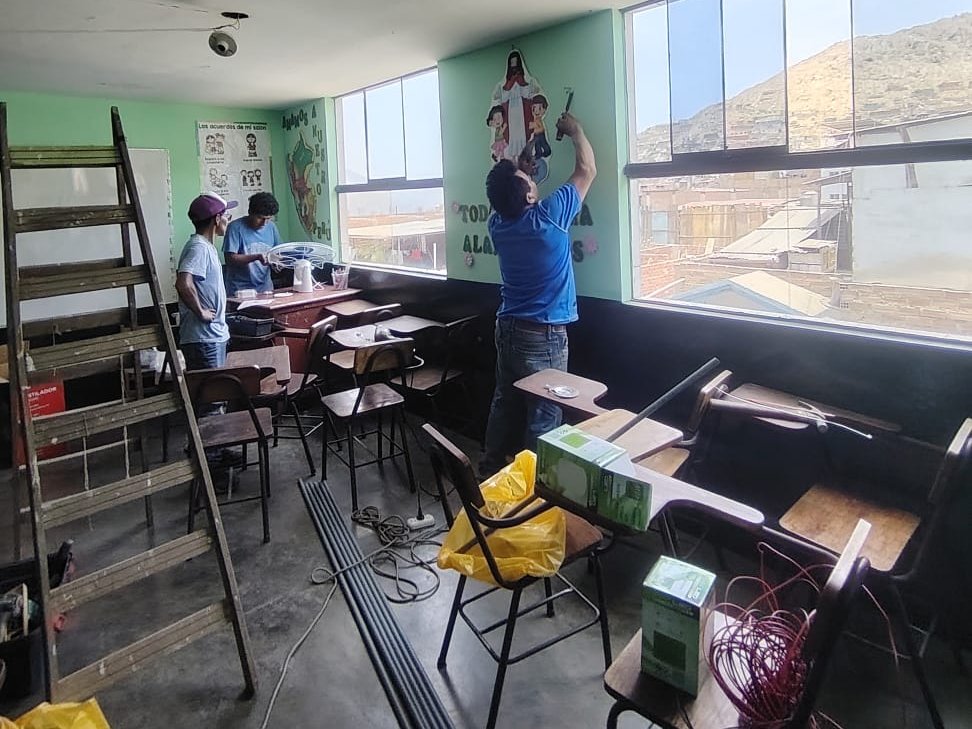 Renovierungsarbeiten im Schulgebäude im Februar 2026 Renovierungsarbeiten im Schulgebäude im Februar 2026